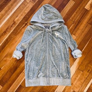 VS Pink Sparkle Gray Jacket